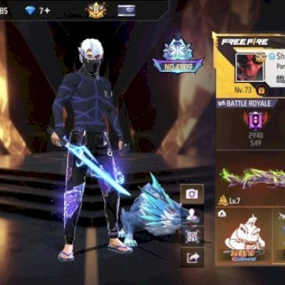 CONTA FREE FIRE PRIME 8