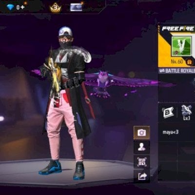 CONTA FREE FIRE MEDIANA MEIO ANTIGA