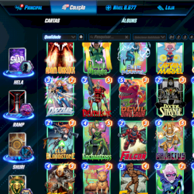 Conta de Marvel Snap