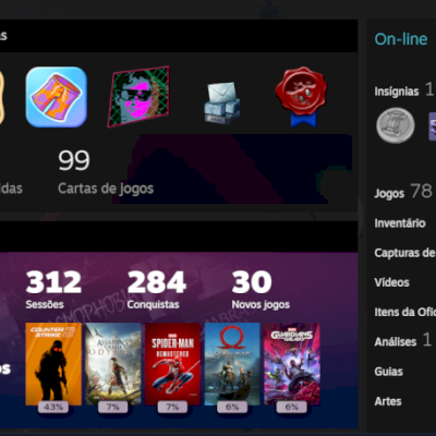 Conta Steam 109 jogos