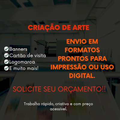 Criação de Artes Profissionais – Logos, Banners, Cartões e Posts