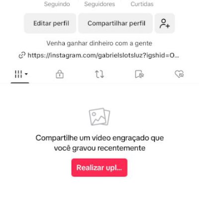 Conta do tiktok com 3900 seguidores