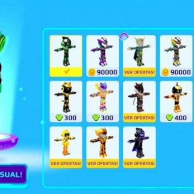 CONTA PKXD COM ARMADURA E ITENS DE CASA