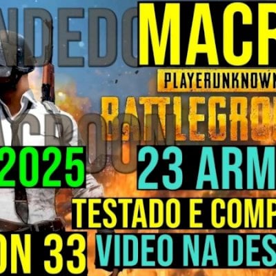 MACRO - PUBG STEAM E PUBG LITE - (VITALICIO) MOUSES LOGITECH ENTREGA AUTOMÁTICA!