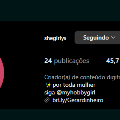 conta de 47k de seguidores