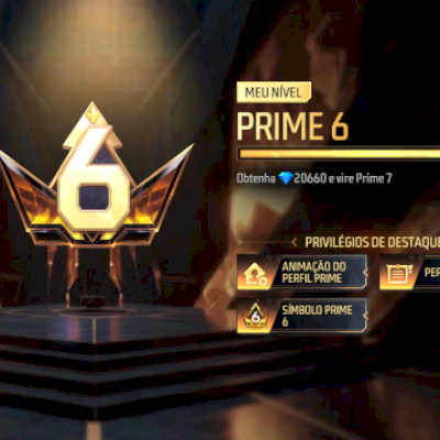 CONTA FREE FIRE RARA | PRIME 6 | 4 PASSES ANTIGOS | NARUTO | DMC | GOLA ALTA |