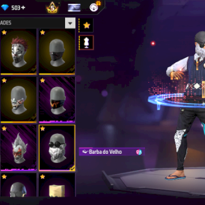 Conta ff top com itens antigos e email de recuperação disponível