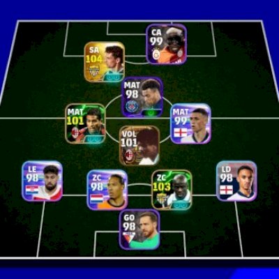 Efootball mobile contas