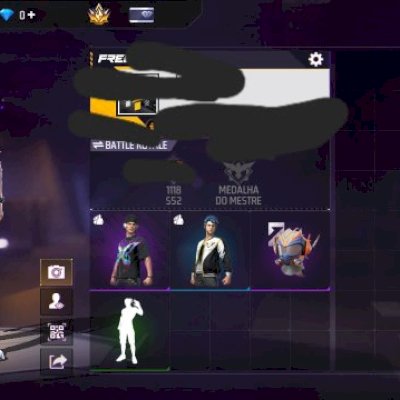 CONTA FF NIVEL 4 + SKIN VIBE METAMORFOSE + SKIN AMOR ETERNO + MOCHILA + EMOTE