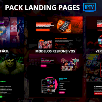 Landing Pages Iptv - Alta Conversão + BRINDES