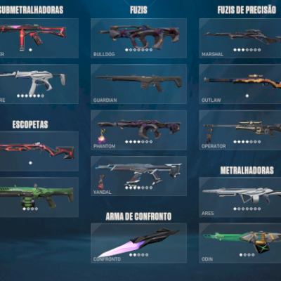 Conta Valorant Com muita skin