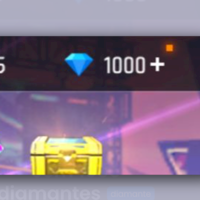 Conta Free fire nível 15 com 1000 diamantes
