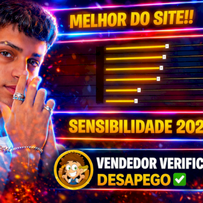 Sensibilidade Free Fire (Vão Te Chamar De Hack!!) 80%Hs‼