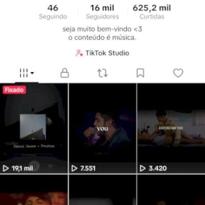 Conta com 16 mil seguidores engajada