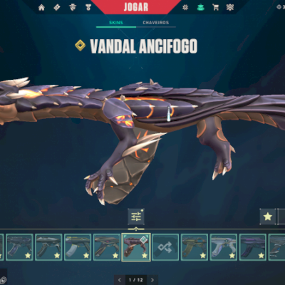 Conta de valorant gold 3. 4000 reais em skin.