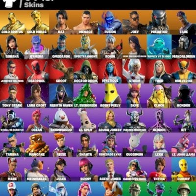 Conta Fortnite >> 64 Skins, Dead Pool, Wolverine, Stark e+ Entrega Automatica!