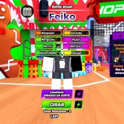 Conta de vôleiboll legendes com hidari e feiko