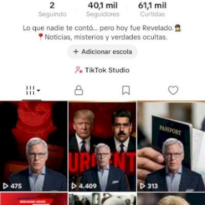 CONTA DO TIKTOK EUA MONETIZADA +40,1K SEGUIDORES