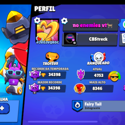 Vende-se conta braw star sair rápido