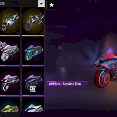 CONTA FREE FIRE 2018 - COM MUITOS ITENS RAROS