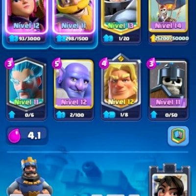 conta de Clash Royale arena 17