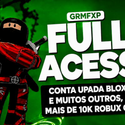 CONTA UPADA BLOX FUITS E MUITOS OUTROS, SKINS, MAIS DE 10K ROBUX GASTOS