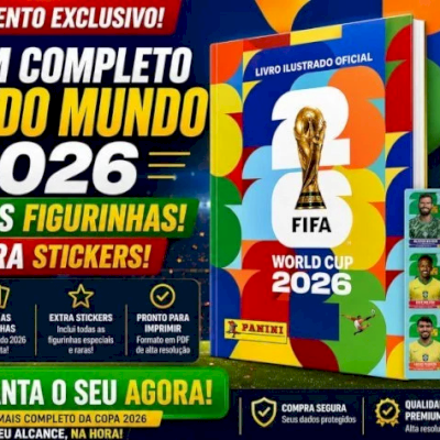 Álbum da Copa do Mundo 2026 + Todas as Figurinhas PDF para Imprimir | Wolf Store