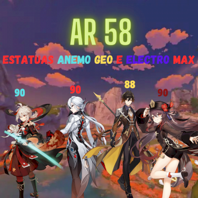 ⭕⭕AR58/AYAKA(C1)/ITTO/ANDARILHO/BAIZHU/HUTAO/ARLECCHINO/KAZUHA/ZHONGLI