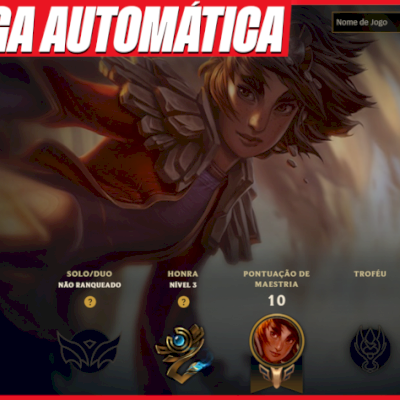 CONTA LOL SMURF UNRANKED | UPADA A MÃO | IDADE VERIFICADA [RANQUEADA LIBERADA]
