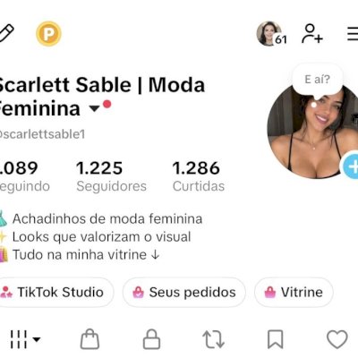 Conta Tik Tok shop ativa