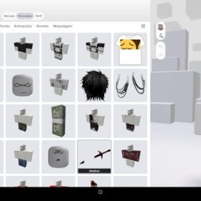 Conta de roblox mediana.