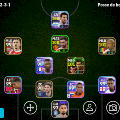 CONTA EFOOTBALL FORÇA 3064 2 ICONS E 1 SHOWTIMES BRABOS