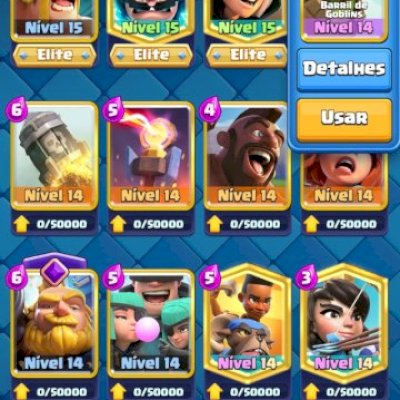 CONTA QUASE FULL, VÁRIAS CARTAS MAXIMIZADAS!