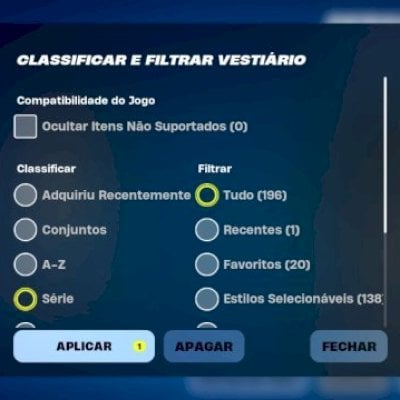 Conta Fortnite com 196 skins muito top