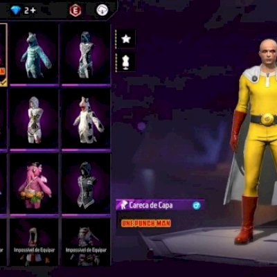 Vendo conta FF com várias skins raras