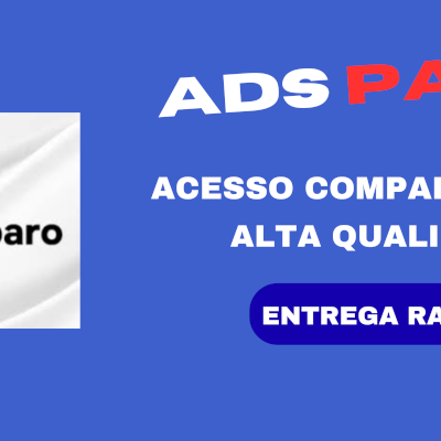 Ads Paro Pro 30 Dias + Entrega Rápida