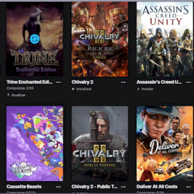 Conta Epic Games 34 Jogos | RDR2, GTA V, Hogwarts Legacy