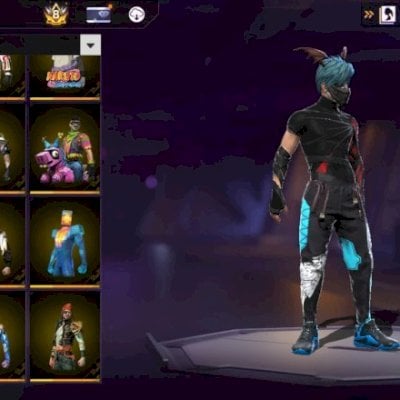 CONTA FREE FIRE MUITO RARA E GEMADA PRA SAIR LOGO