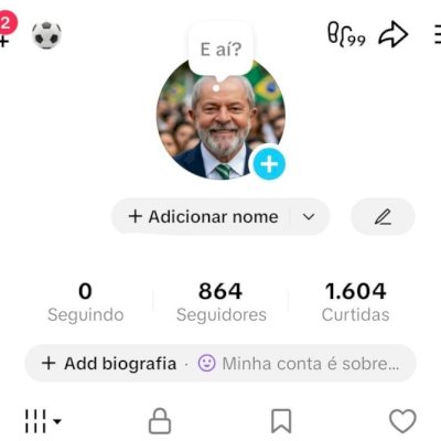 CONTA TIK TOK 864 SEG E 1,6K DE CURTIDAS (CONTAS TIK TOK)