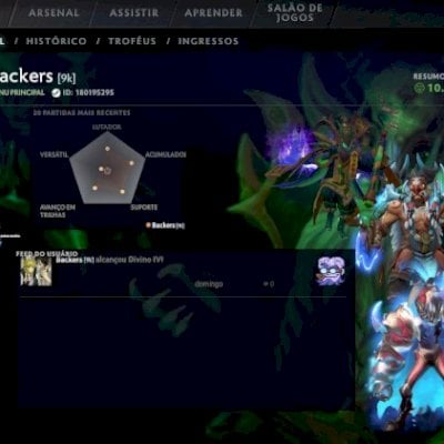 Conta Divine 3 - 5100 MMR