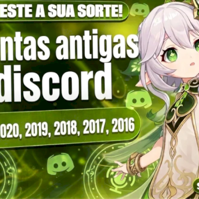 Contas antigas discord! 2022, ate 2016!