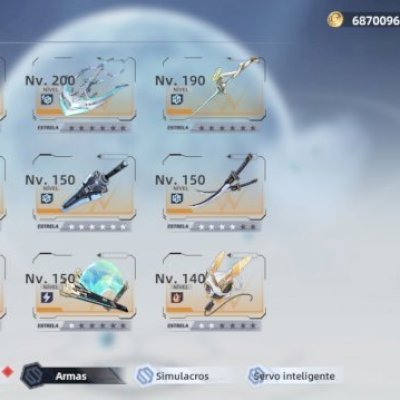 Vendo conta de Tower of fantasy com muito dinheiro gasto end game