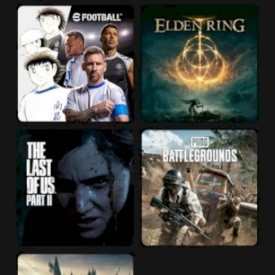 Jogos de ps5, eldenring, the last of us part 2, hogwarts legacy