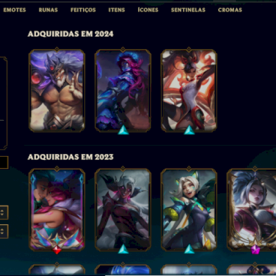 Conta lv 809 com 1400 skins