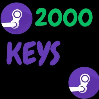 2000 Keys Steam Podendo Funcionar Ou Não (VITALÍCIO)