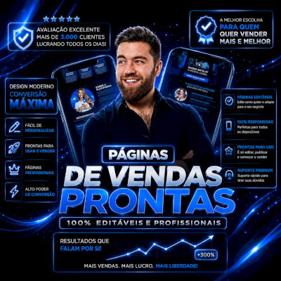 🖥️ Pack +10.000 Páginas De Vendas Prontas