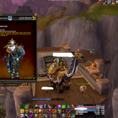 Conta WoW desde 2012. Bastante conteúdo e montarias unicas.