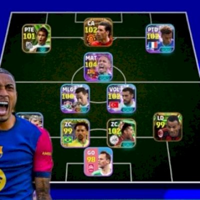 Efootball mobile contas