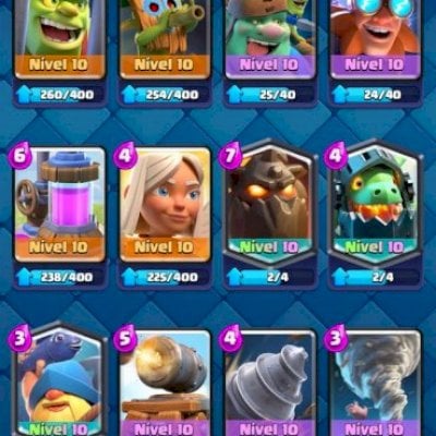 Conta nível 41 / 7500 troféus / 8 anos / 2300 gemas / 270k ouro