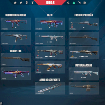 Conta ouro valorant + várias skins